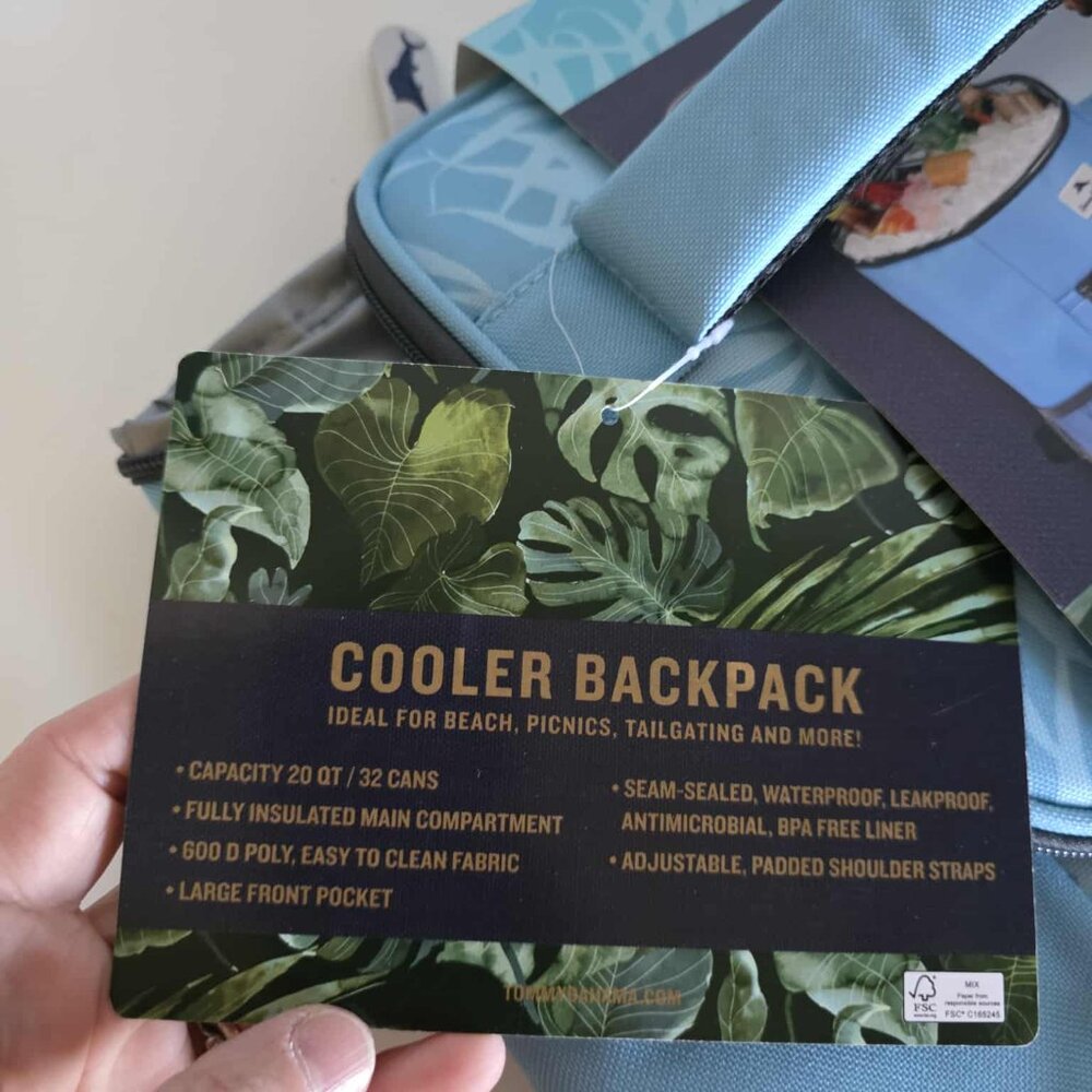 NWT Tommy Bahama Cooler Backpack - Picture 2 of 6